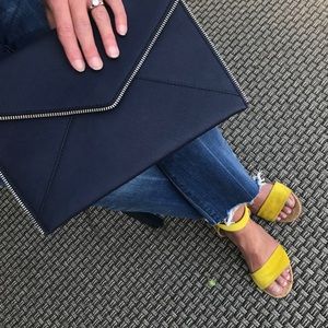 Rebecca Minkoff Leo Saffiano Envelope Clutch NWOT